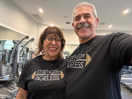 Customer photo review of Ageless Strength T-Shirt