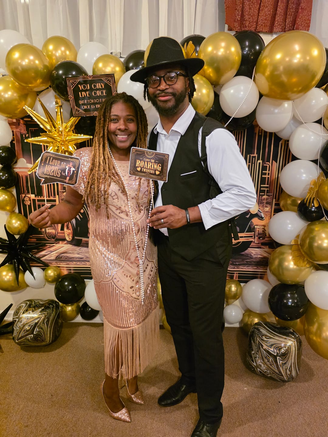 Customer photo review of 1920s Murder Mystery Game Kit