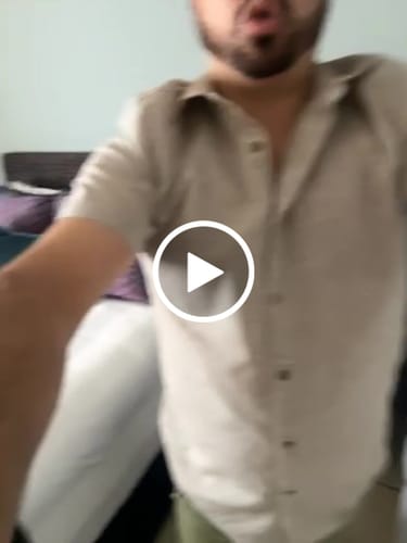 Customer video review of Camisas Para Hombre Estilo Lino B51365 Kaki