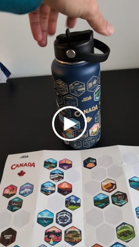 Customer video review of Canada Bottle + Stickers