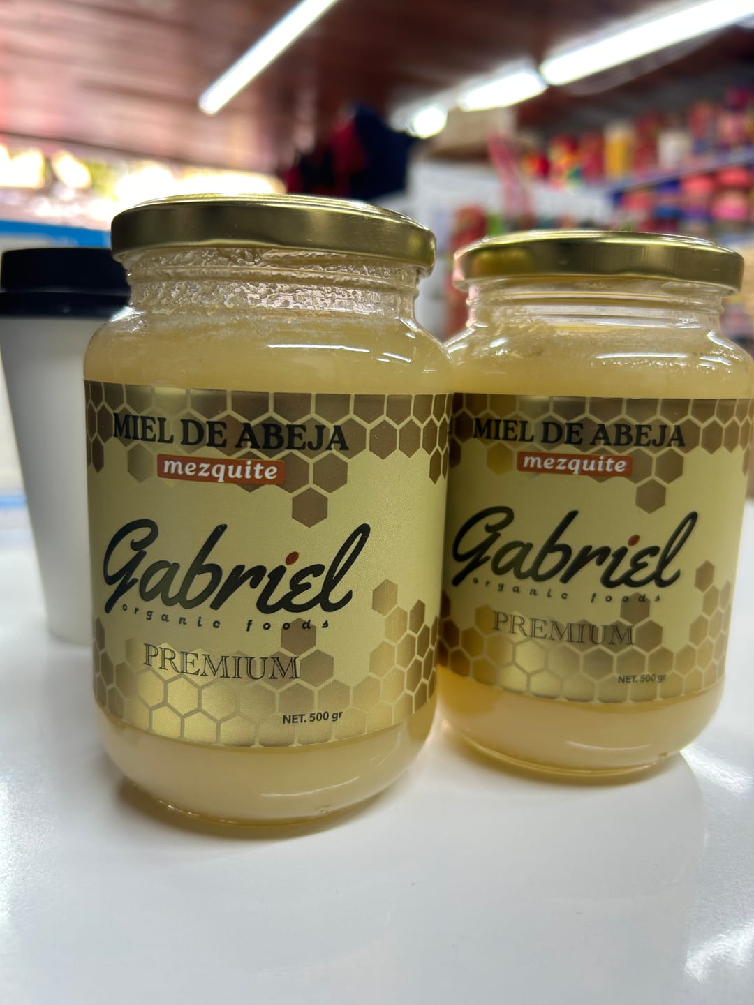 Customer photo review of Miel de Abeja 100% Pura de Flor de Mezquite (500 g)