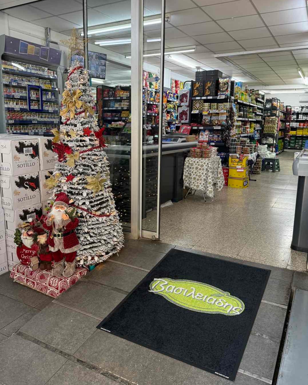 Customer photo review of Custom Indoor Logo Mat