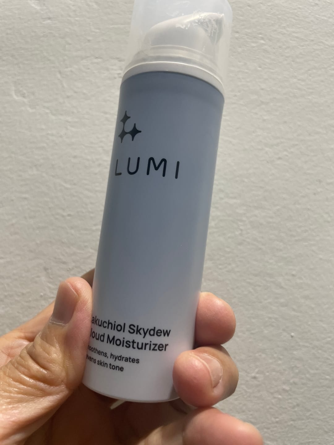 Customer photo review of Bakuchiol Skydew Cloud Moisturizer
