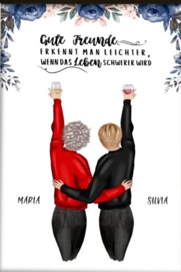 Customer photo review of Best Friends Forever - Personalisiertes Poster