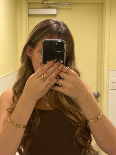 Customer photo review of Chunky Star Puff Ring