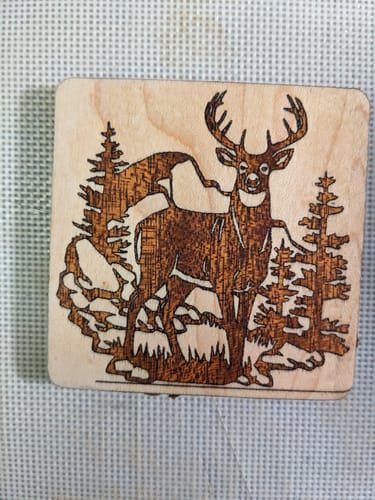 Customer photo review of Deer Inlay Digital File