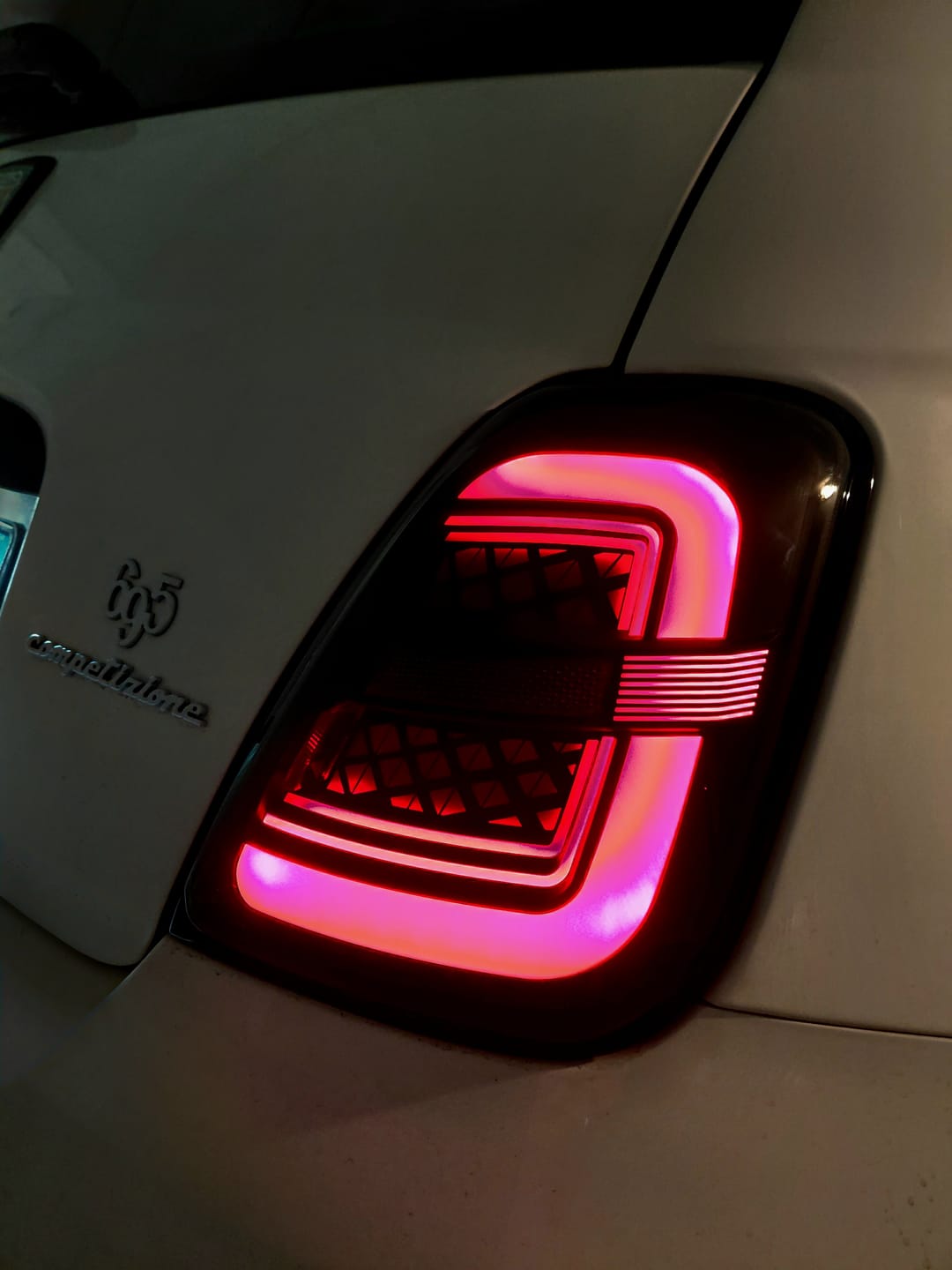 Customer photo review of Fari LED Posteriori Abarth & Fiat 500 (2008-2024)
