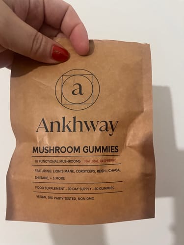 Customer photo review of Mushroom Gummies