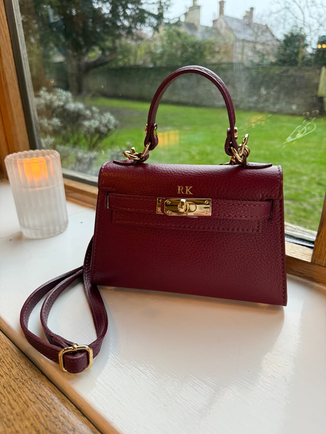 Customer photo review of Mini Polly Top Handle Bag