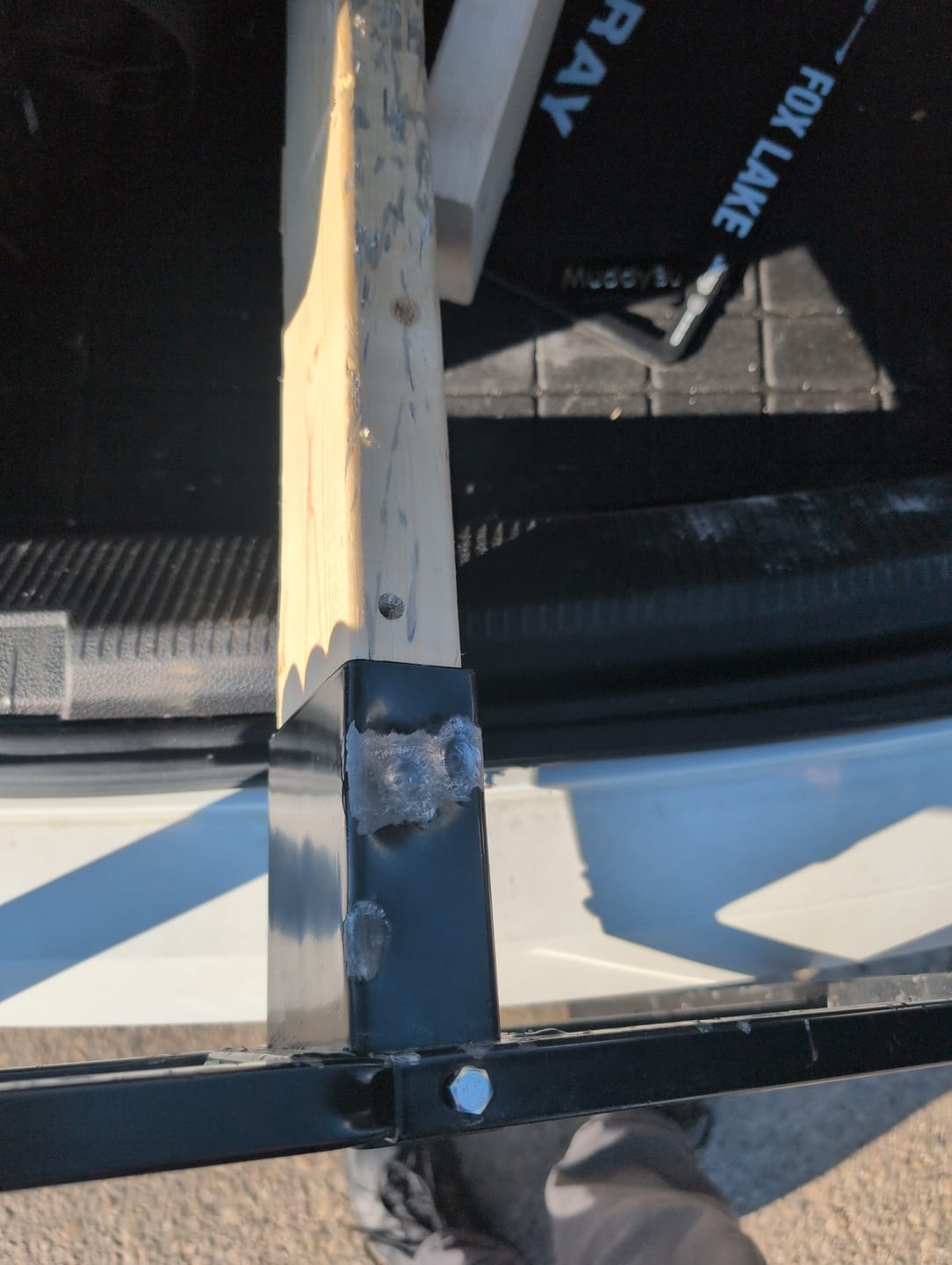 Customer photo review of Double T-Shaped Base Stand + Mounting Kit