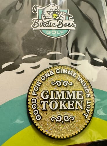 Customer photo review of Gimmie Token - Ball Marker