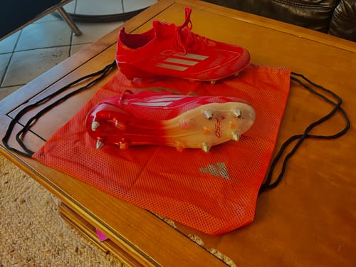 Customer photo review of F50 Elite SG - Rouge/Argent/Blanc