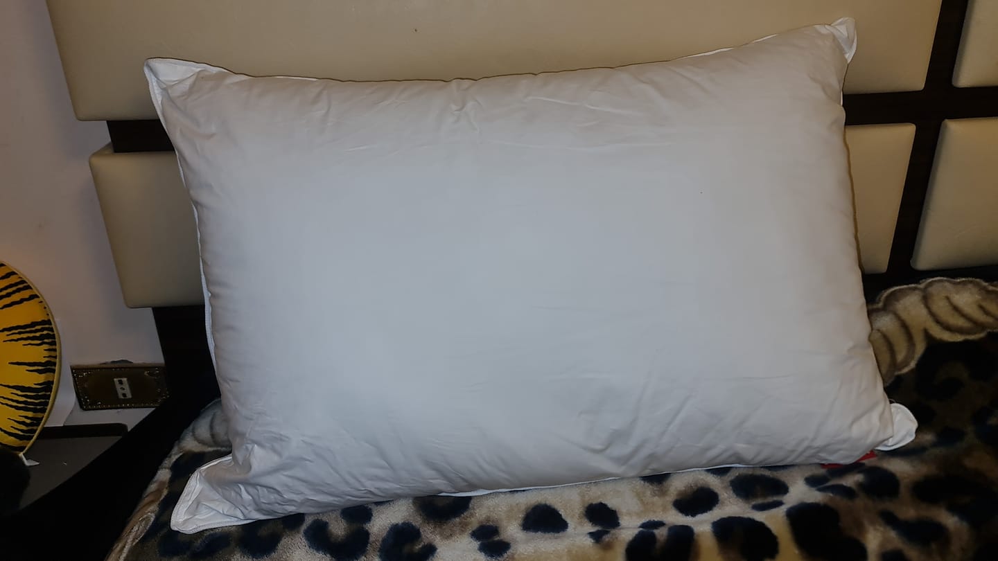 Customer photo review of Luxurious Plain Hotel Pillow