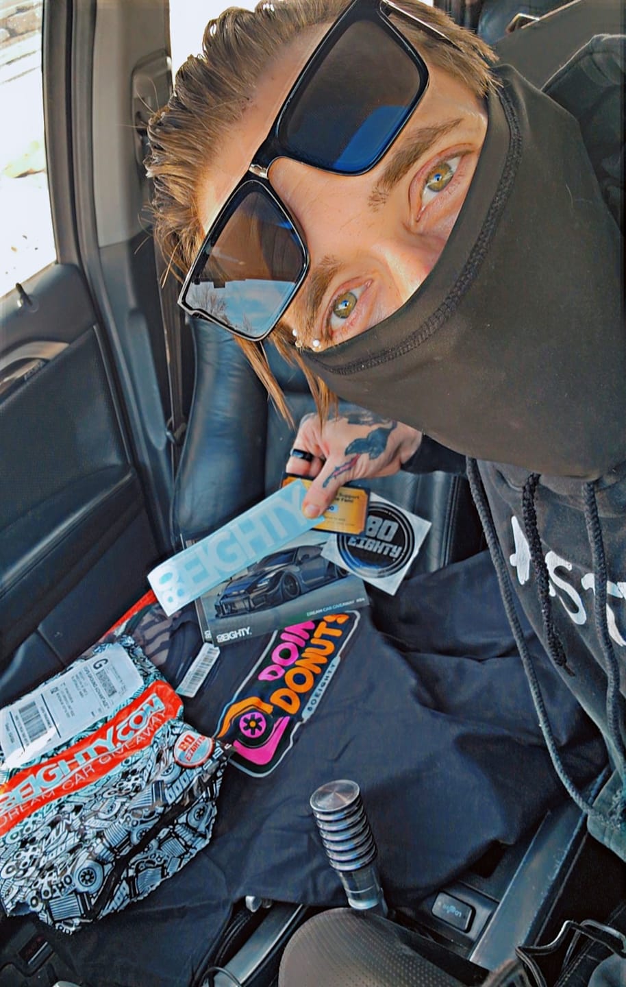 Customer photo review of 80Eighty® Doing Donuts Shirt