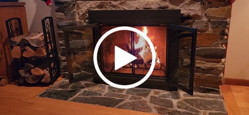 Customer video review of Camden Natural Iron Masonry Fireplace Door | Standard Sizes | Sale