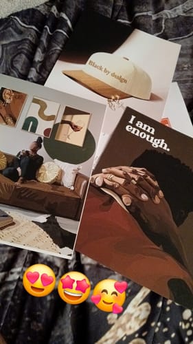 Customer photo review of I Am Enough
