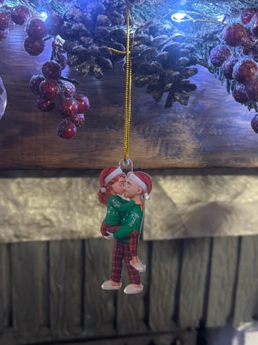 Customer photo review of Christmas Gifts For Husband And Wife - Personalized Acrylic Ornament