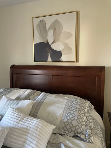 Customer photo review of Whispering Petals Canvas Art