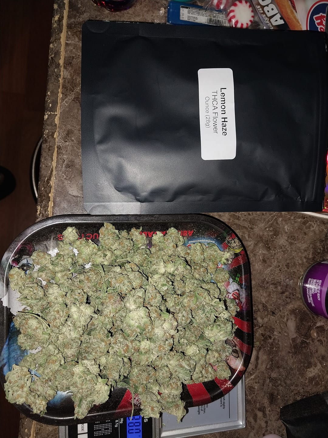 Customer photo review of Lemon Haze THCA Flower