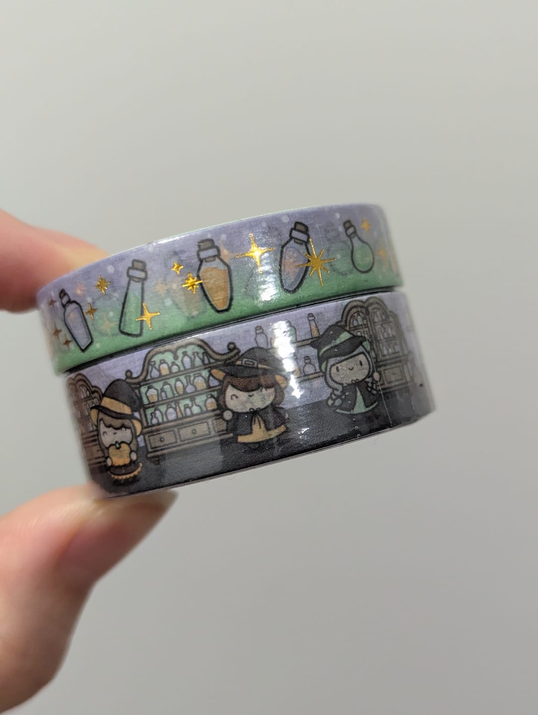 Customer photo review of Witches and Potions Washi Tapes (Set of 2)