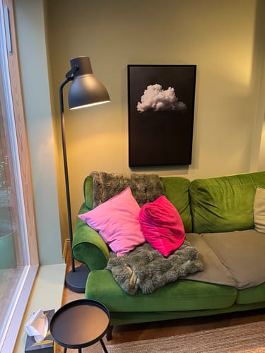 Customer photo review of Grey Cloud Print