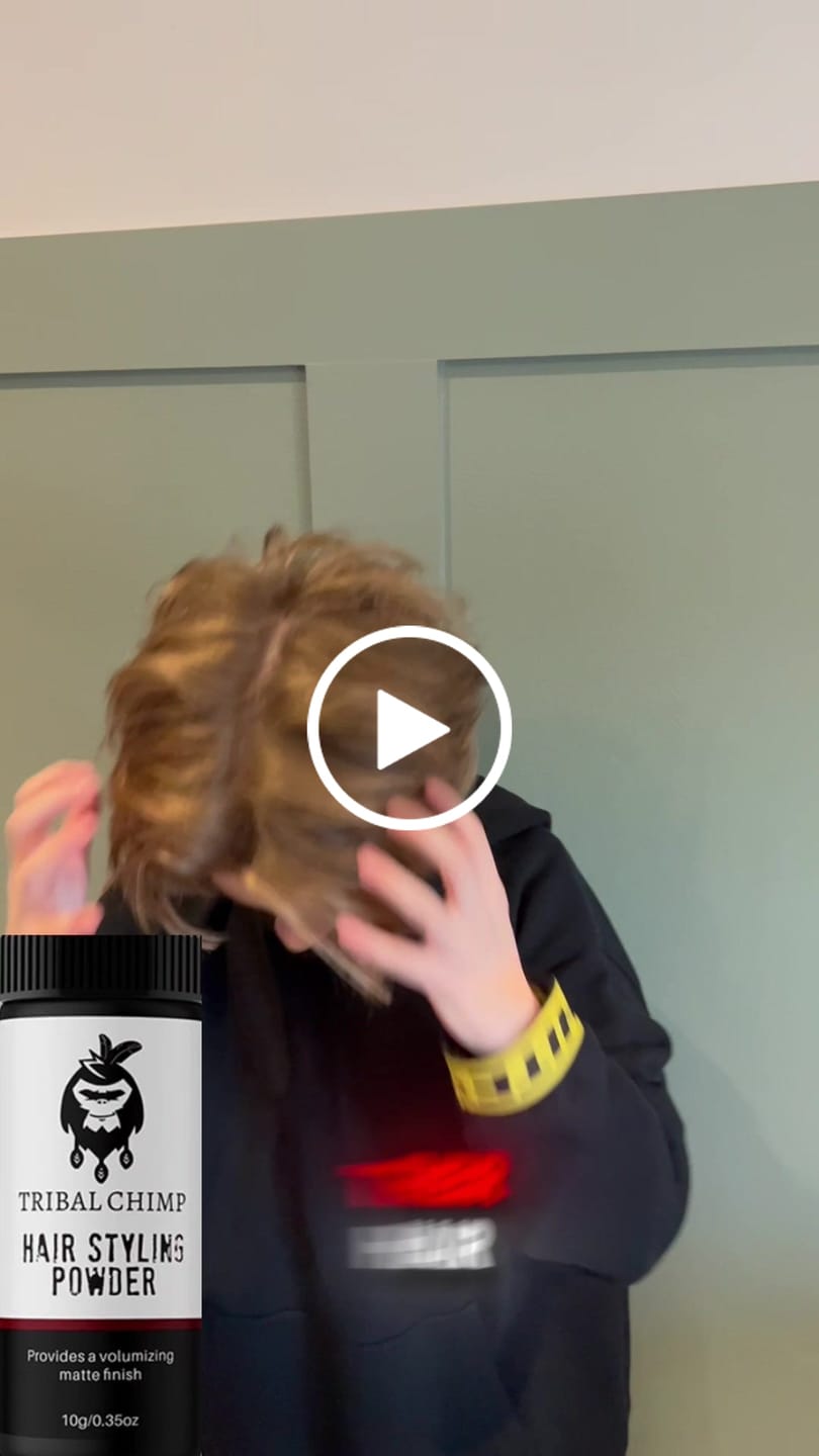Customer video review of 3 pcs Hair Styling Powder