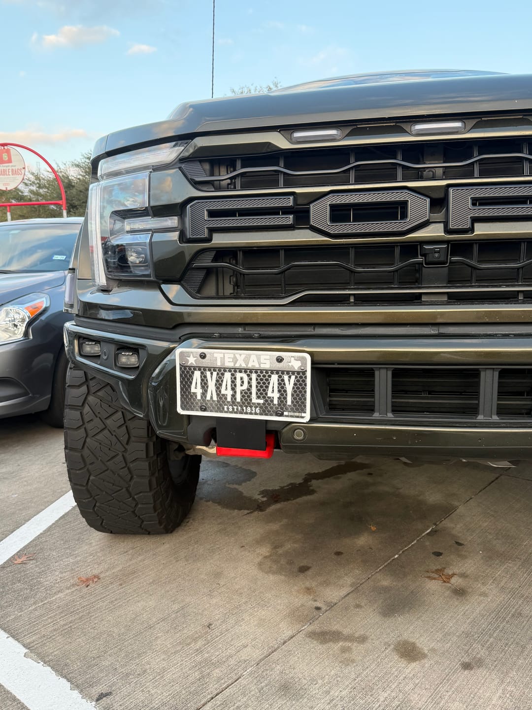 Customer photo review of 2024+ Gen 3.5 Raptor - Front Tow Hook License Plate Mount