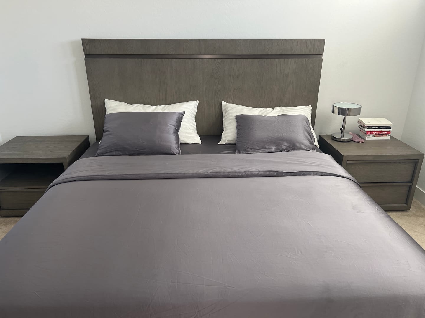 Customer photo review of 100% 25MM Mulberry Silk Move-in Bundle (4 Pcs)