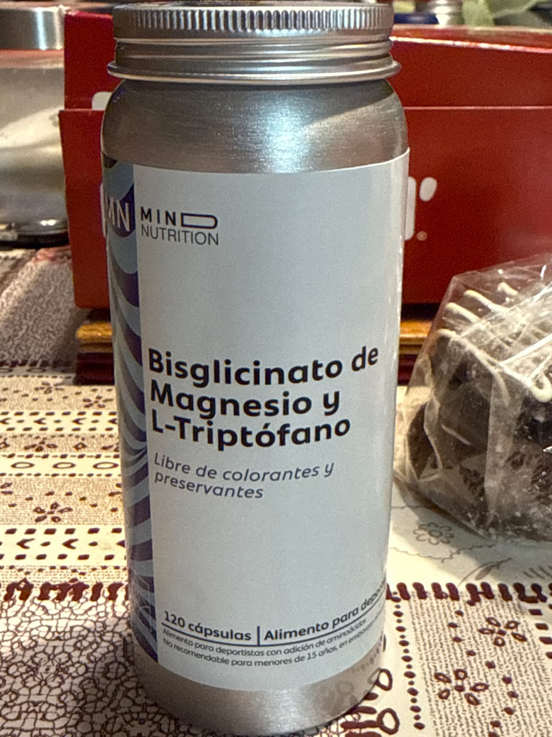 Customer photo review of Bisglicinato de Magnesio + L- Triptofano