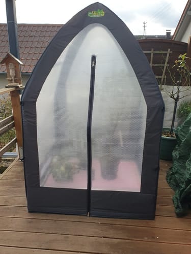 Customer photo review of Überwinterungszelt "ICEDOME ThermoPLUS Deluxe" L 120 x B 120 x H 183 cm