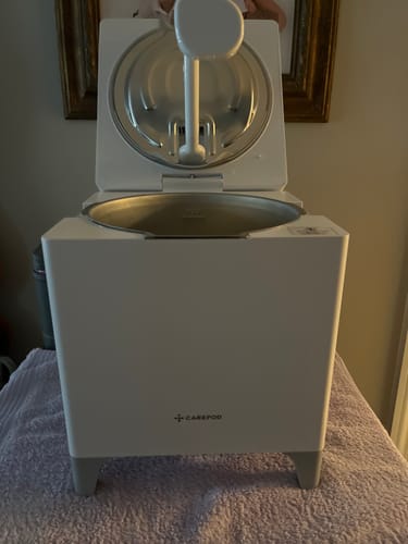 Customer photo review of Carepod Cube Plus X50V - Sanitizing Warm + Cool Mist Stainless Steel Humidifier