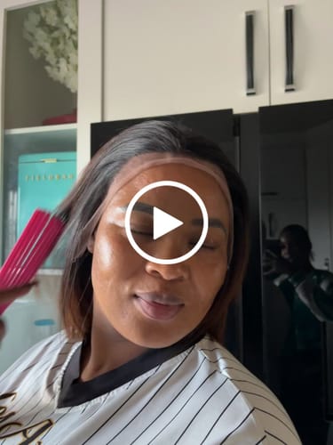 Customer video review of 13X4 Full Frontal Vietnamese SDD Bone Straight Ombre Chocolate Brown Wigs