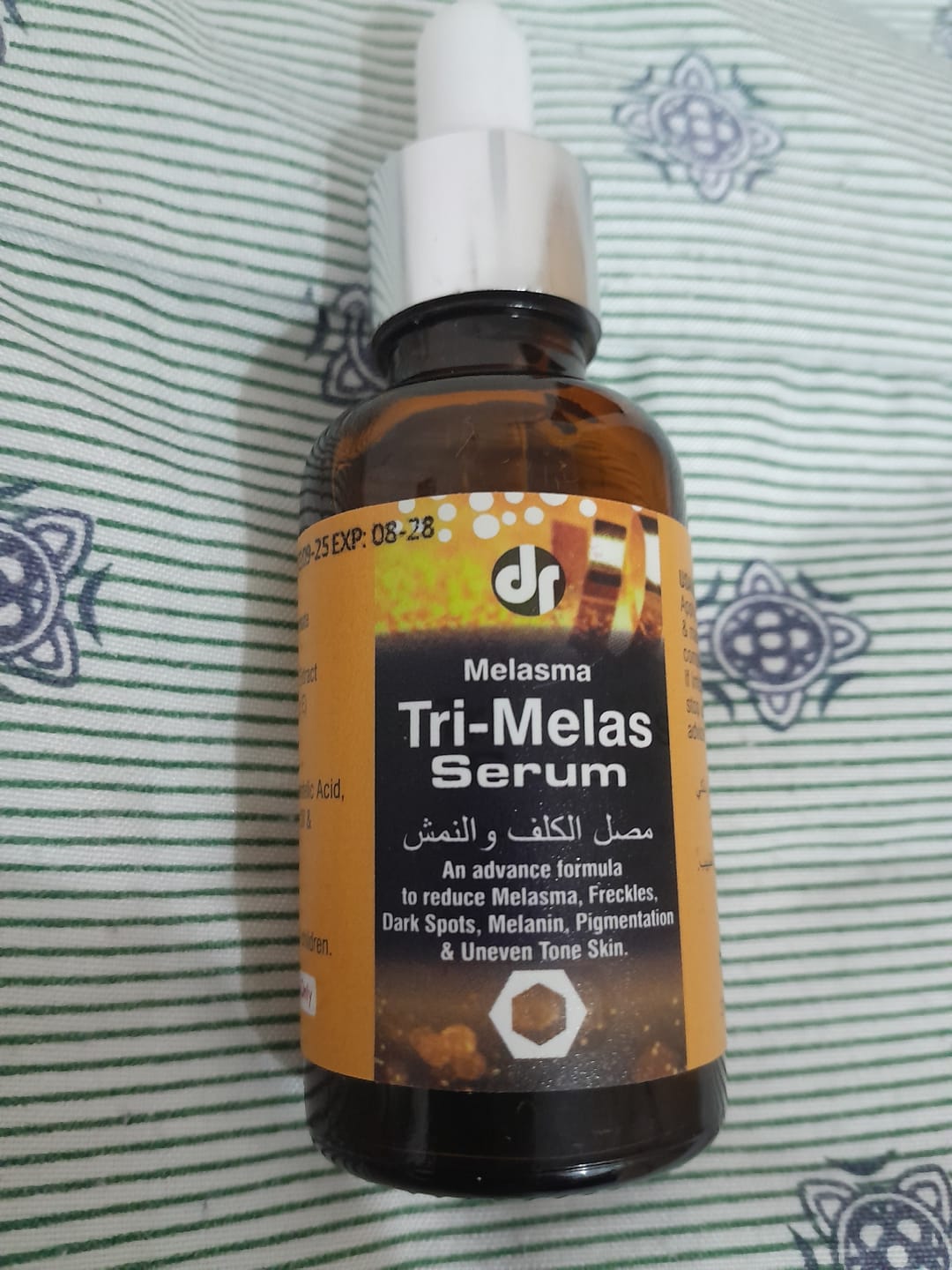 Customer photo review of TRI MELAS SERUM