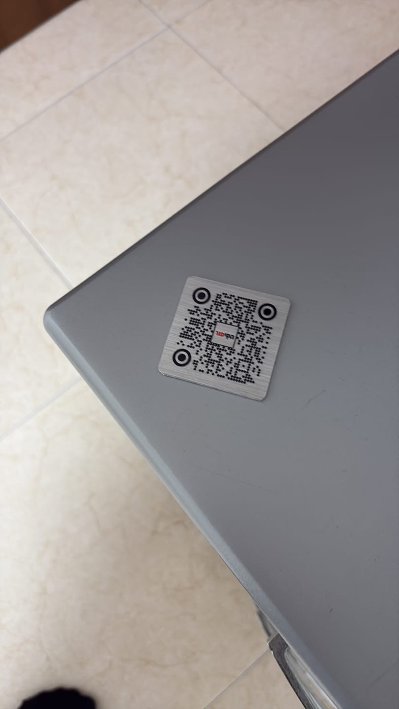 Customer photo review of ברקוד בחריטה אישית