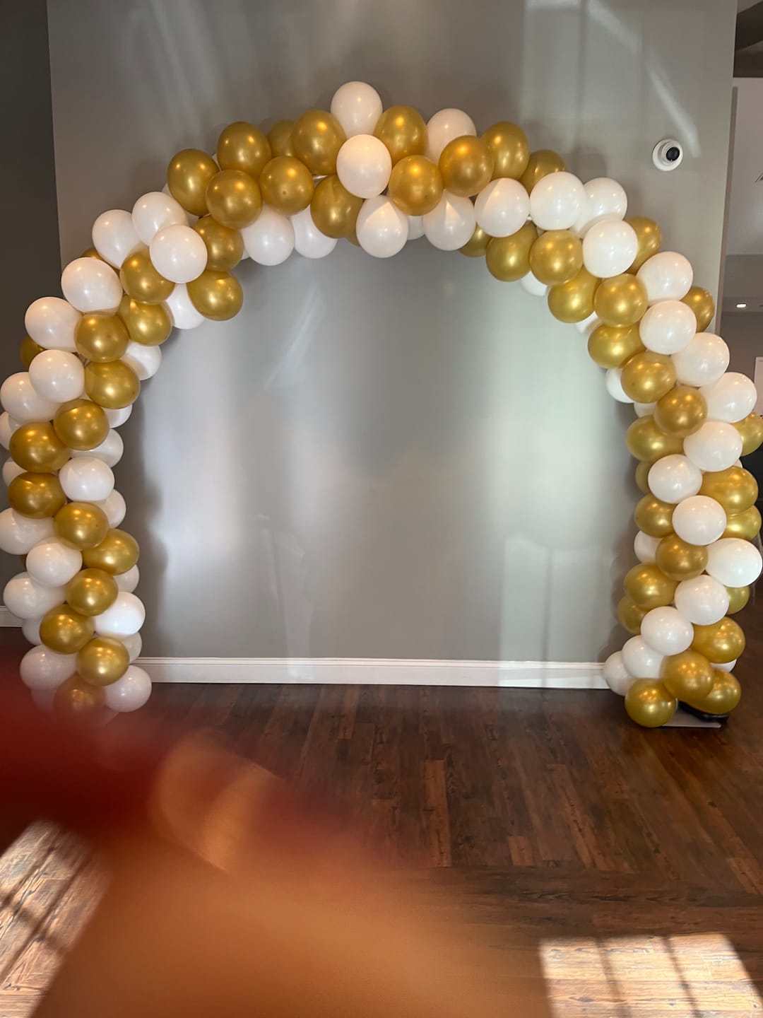 Customer photo review of 10x8ft Aluminum Alloy Tube Arch Balloon Flower Stand For Wedding Birthday Baby Shower