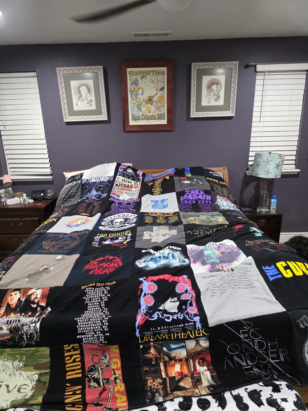 Customer photo review of Double Sided T-Shirt Quilt from Project Repat
