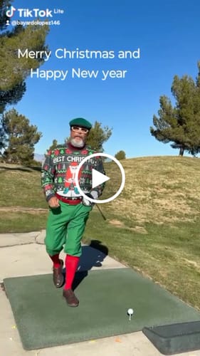 Customer video review of Best Christmas Men's Golf Crewneck Pullover Sweaters Ugly Sweater