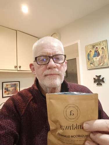 Customer photo review of Mushroom Gummies