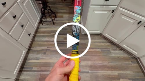 Customer video review of Red Checkers Edge Tape (3 pack) - Pickleball Paddle Edge Tape