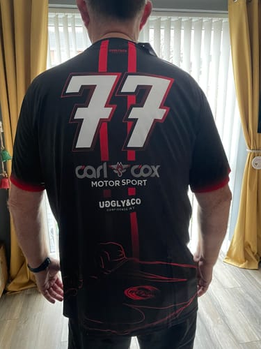 Customer photo review of Tim Reeves Racing Tee