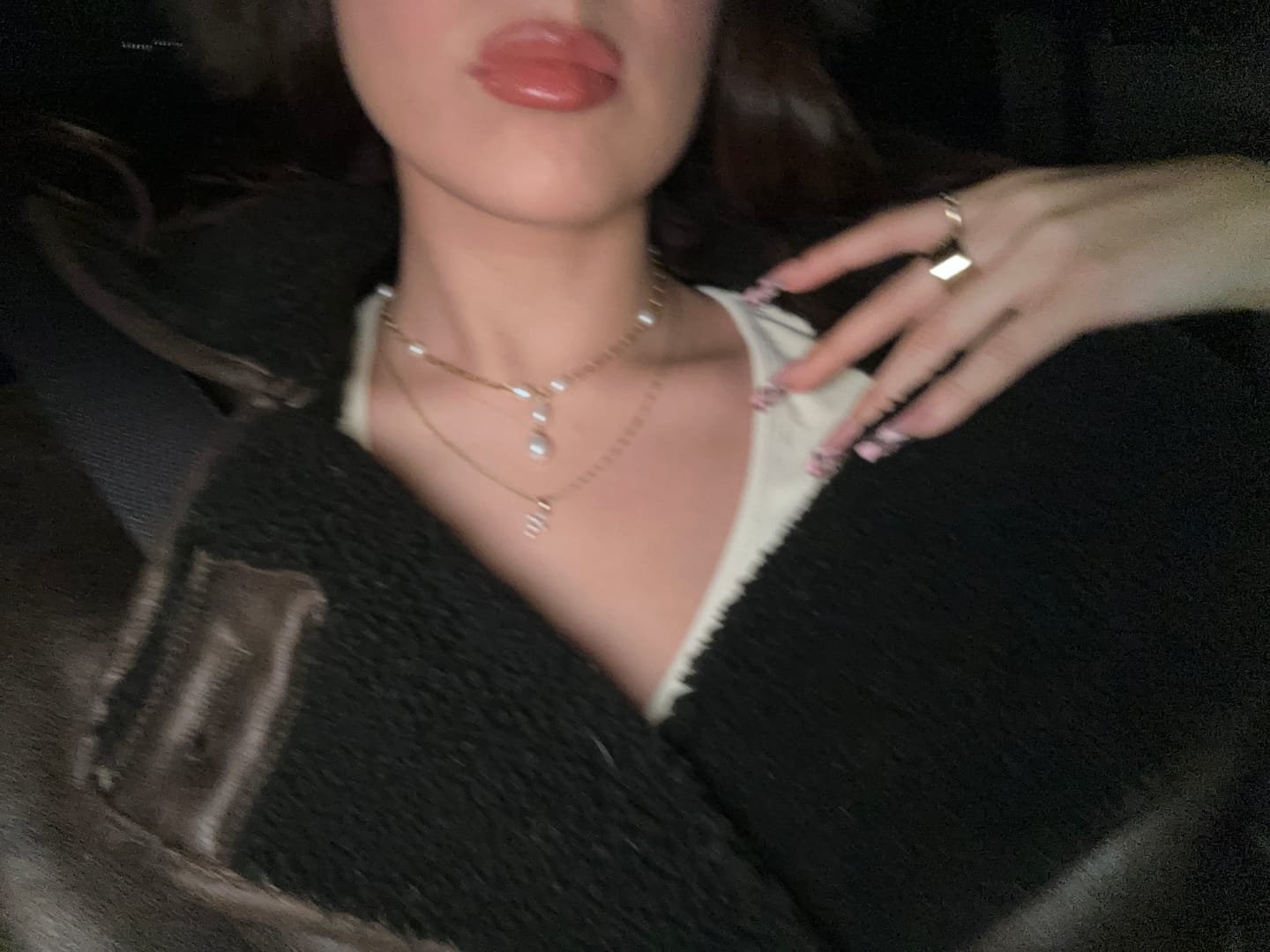 Customer photo review of Paperclips & Pearls Necklace