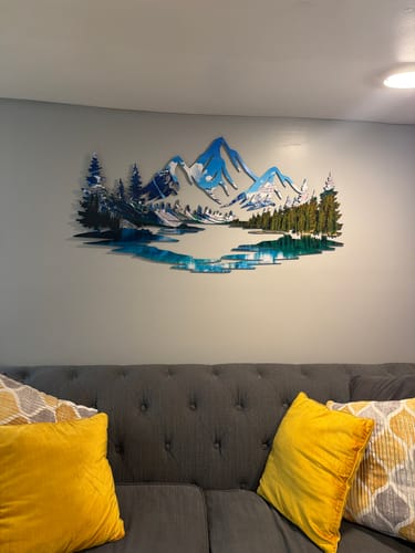Customer photo review of Banff National Park Printed Wall Art