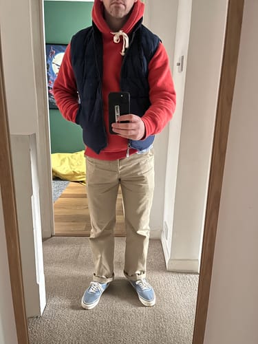 Customer photo review of 1950s US Army Officer Chino Trousers