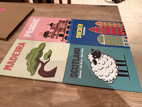 Customer photo review of Custom Travel Book