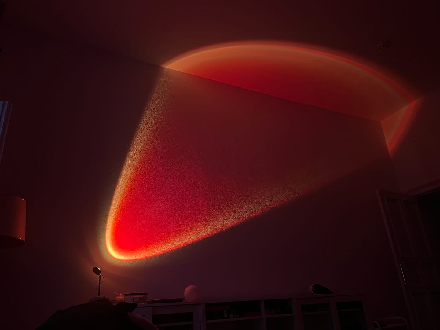 Customer photo review of Golden Hour Sunset Lamp