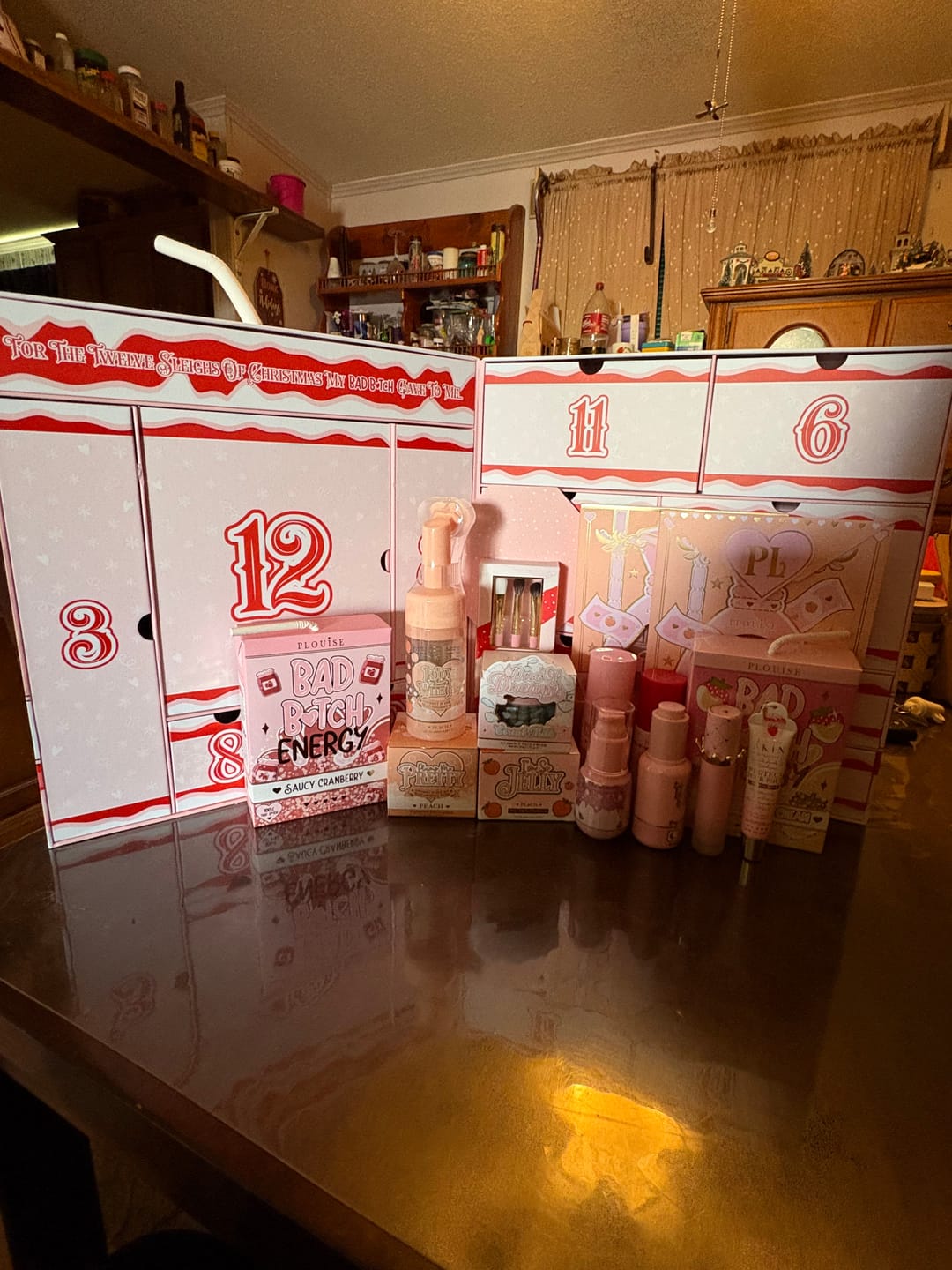 Customer photo review of 12 Sleighs Of Christmas Bad Bitch Skincare Advent Calendar 2025