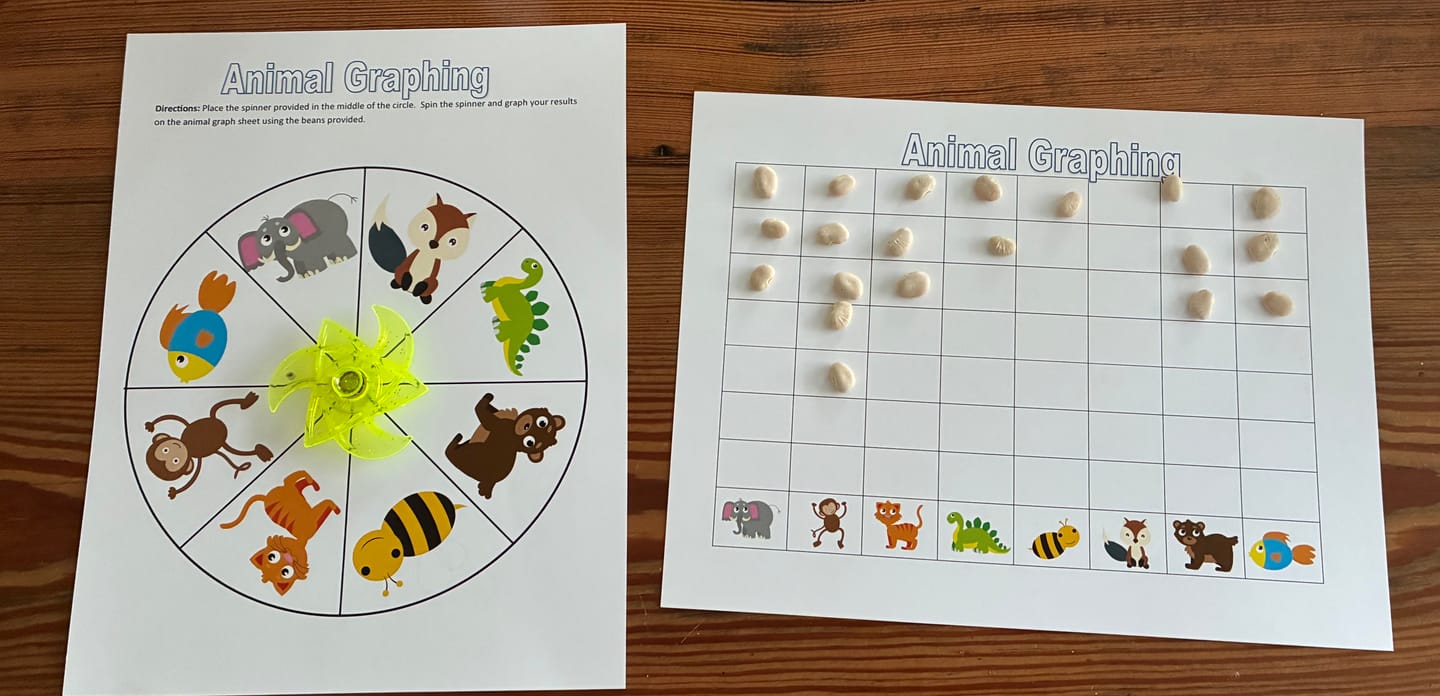 Customer photo review of The Preschool Box - Box 10