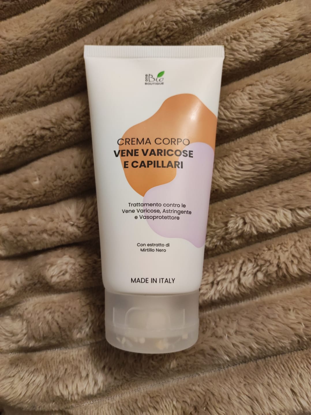 Customer photo review of Crema Vene Varicose e Capillari