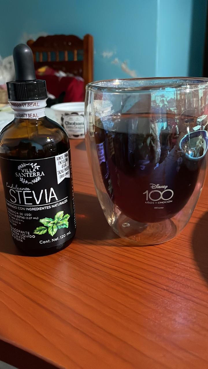 Customer photo review of Stevia Líquida Villa Santerra 1L Para Food Service
