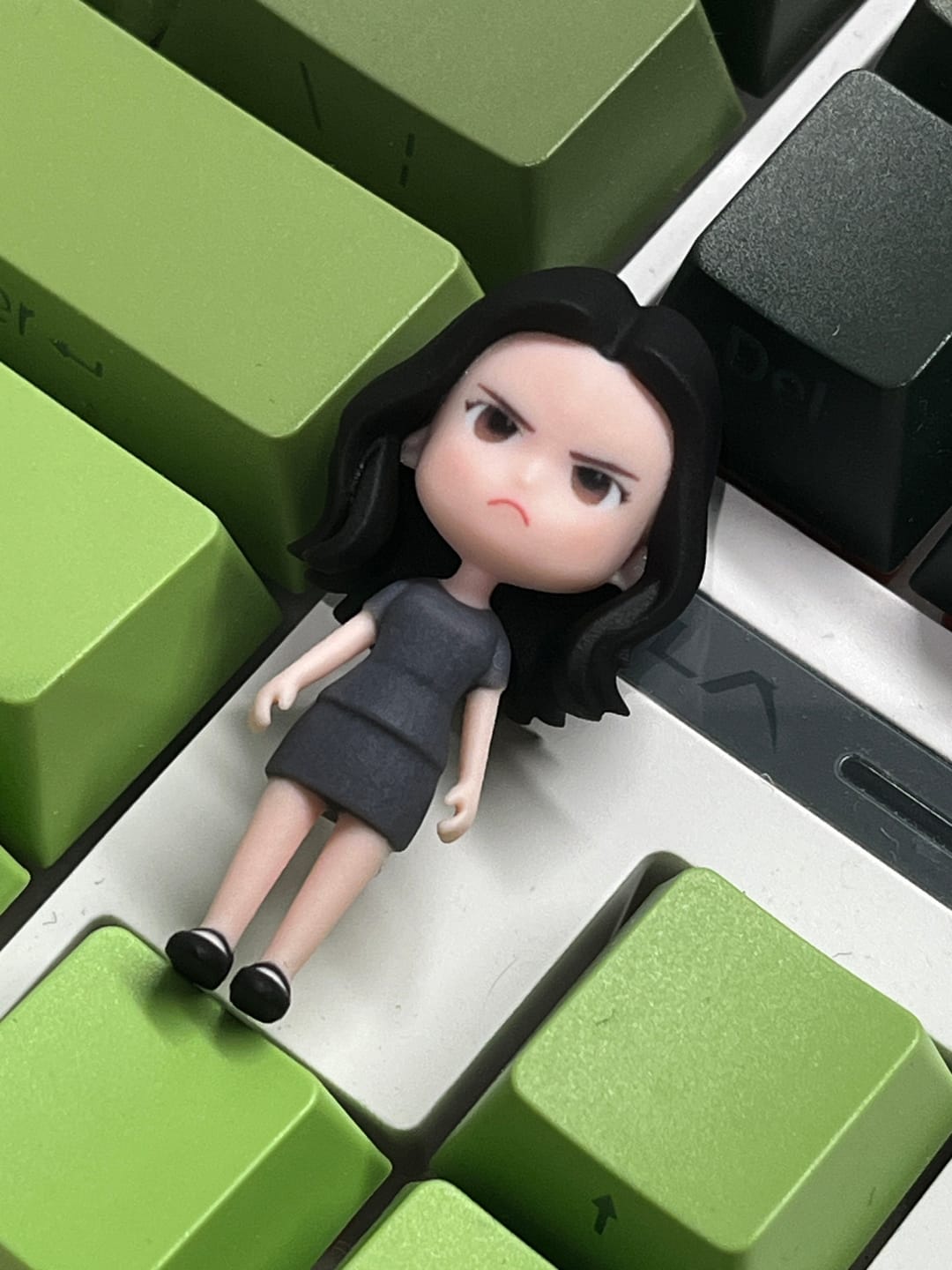 Customer photo review of Custom 3D Keychain Figure from Your Photo Personalized Mini Doll Gift Idea